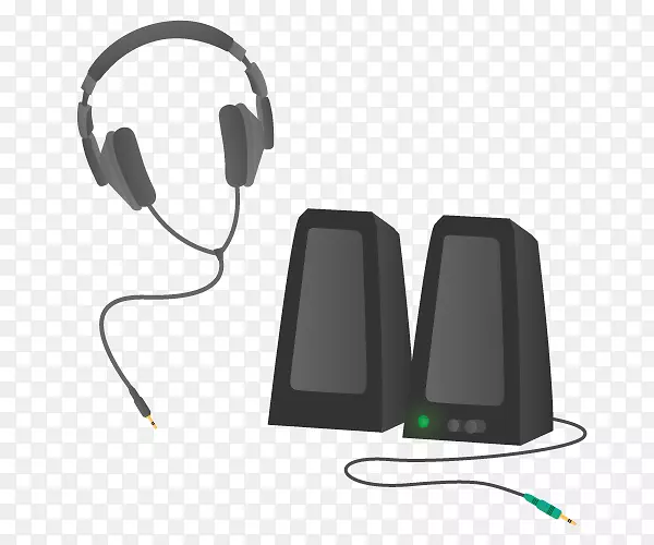 耳机，扬声器，电话连接器，音频台式计算机.耳机扬声器