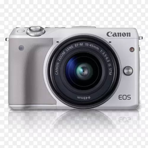 佳能eos m3佳能m 100无镜可换镜头相机-canon ef-s 18-55 mm镜头
