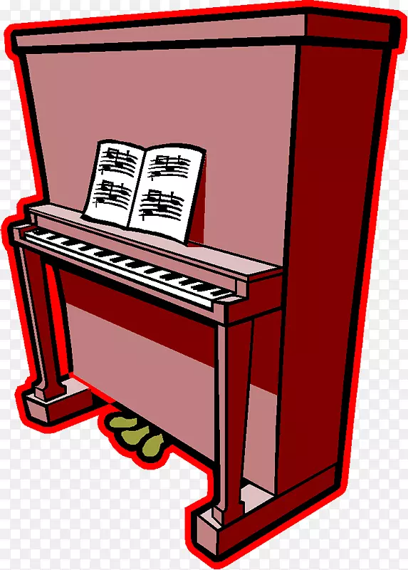 钢琴剪贴画-钢琴