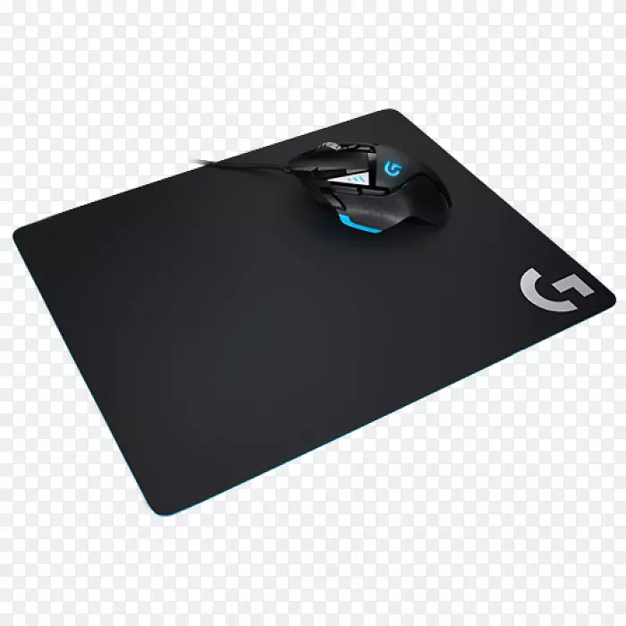 电脑鼠标游戏鼠标垫罗技游戏g 240织物黑色电脑键盘鼠标垫-电脑鼠标