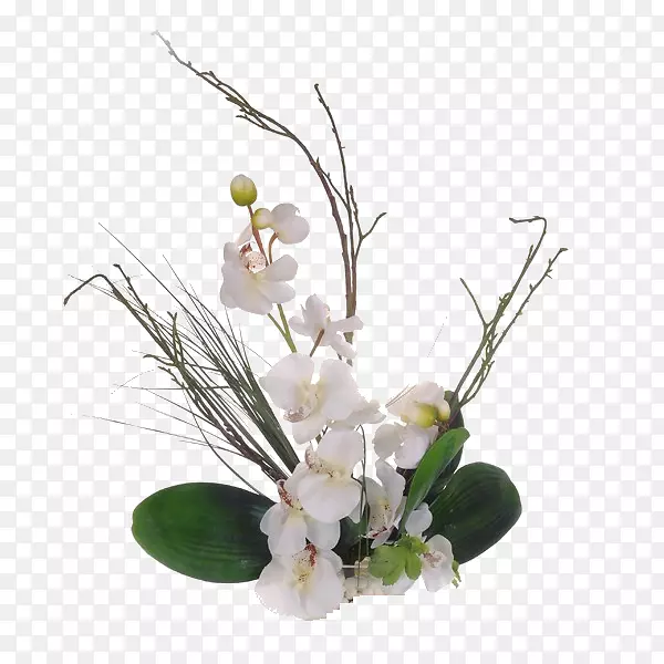 花卉设计花束白色切花-花