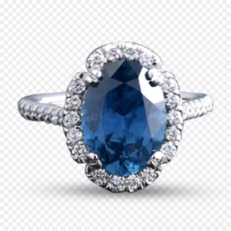 宝石体珠宝钻石-蓝宝石