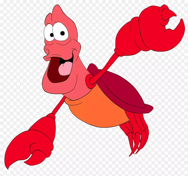 卡通片最受欢迎公鸡夹艺术-螃蟹卡通
