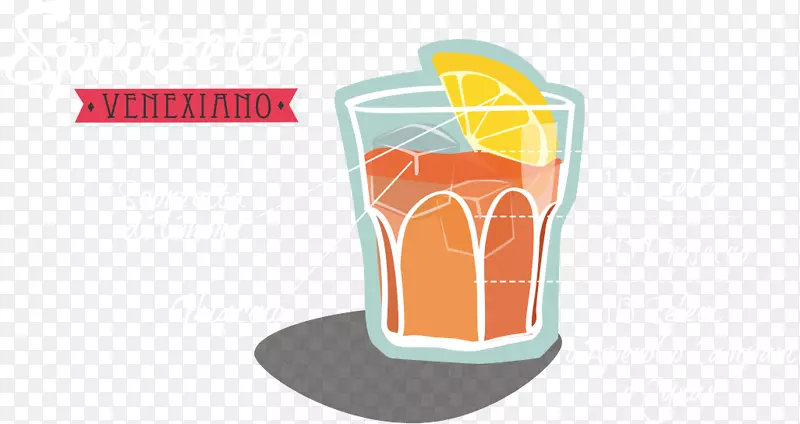 橙汁饮料字体设计