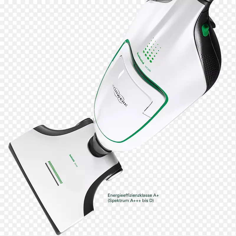 Vorwerk Kobold vk 200真空吸尘器折叠绿色标签