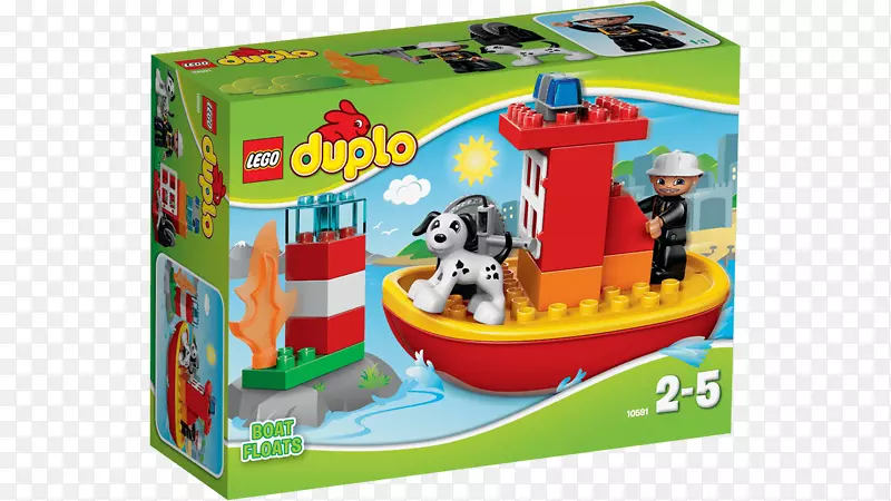 乐高10591多普罗消防船乐高消防船玩具-玩具