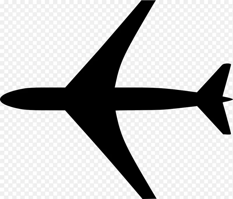 飞机电脑图标回形针艺术飞机