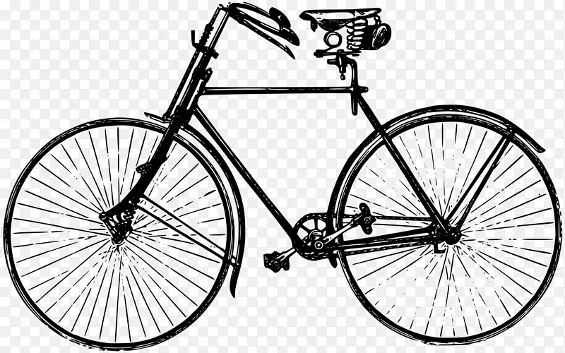 自行车便士摩托车剪贴画-自行车