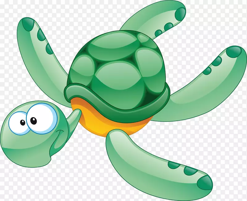 海龟水生动物剪贴画