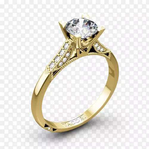 钻石纸牌婚戒订婚戒指-钻石