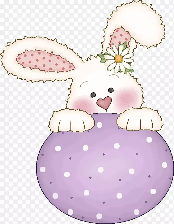 复活节兔子欧洲兔画-复活节