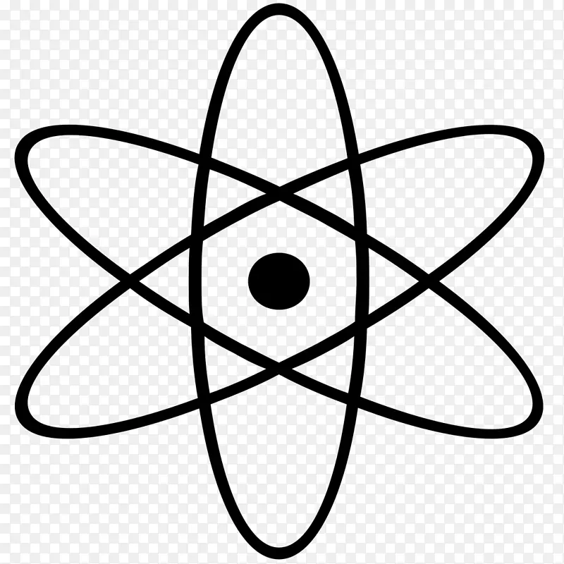 科学原子化学符号剪辑艺术科学