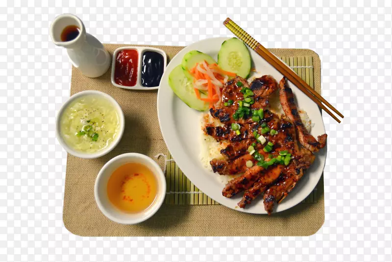 泰国料理越南菜午餐配方椰奶-米饭