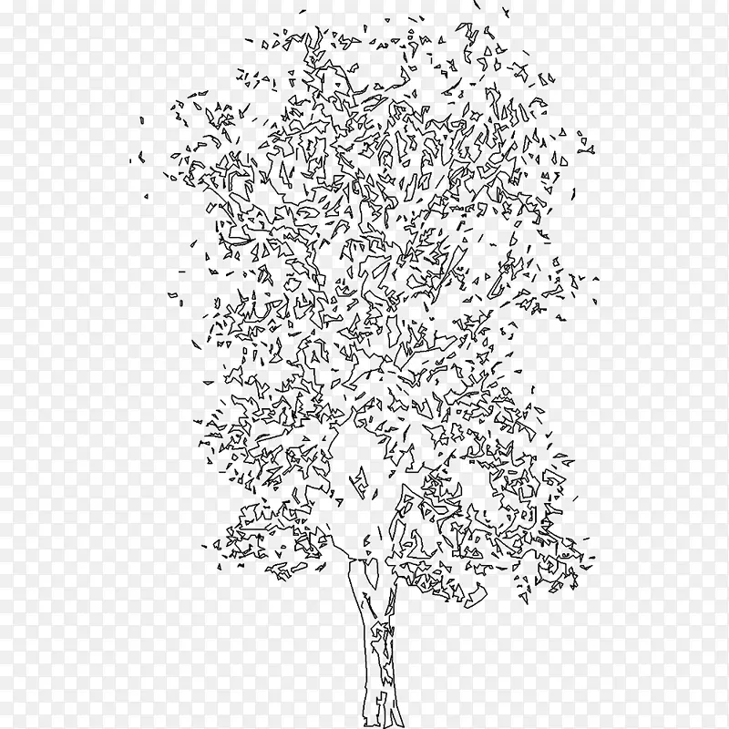 树枝树.dwg计算机辅助设计点树