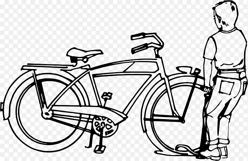 自行车车轮自行车道路自行车车把夹艺术自行车