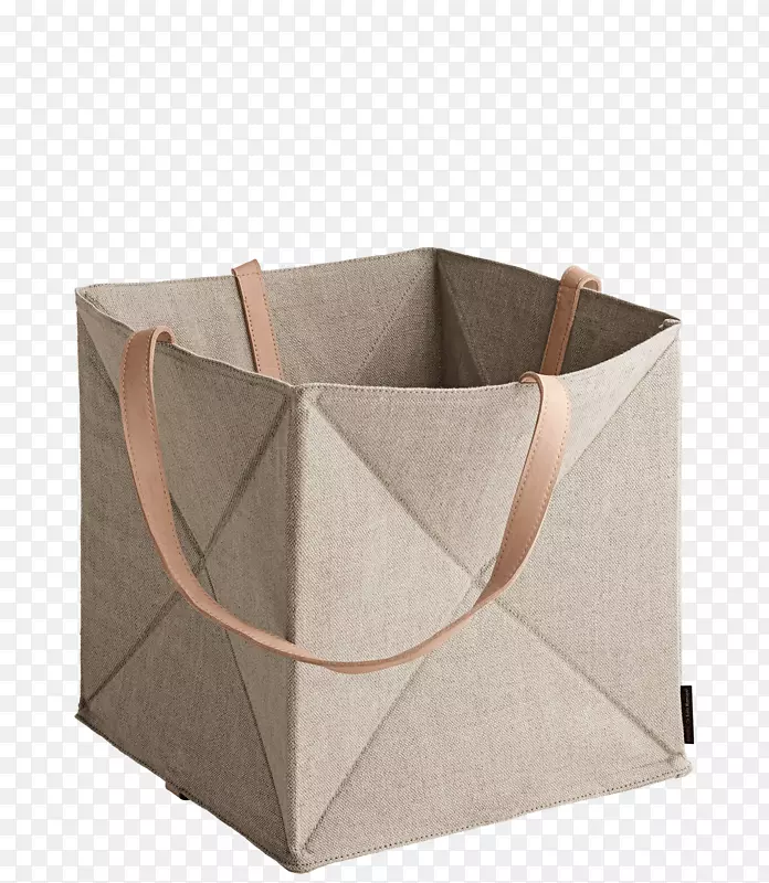 纸折纸皮麻布袋储存篮