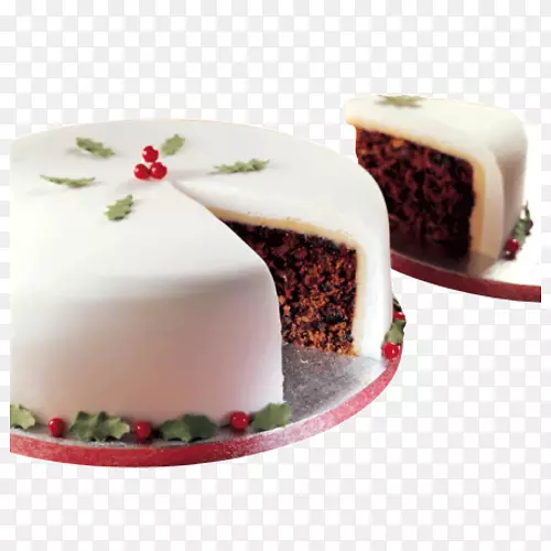 圣诞蛋糕红天鹅绒蛋糕水果蛋糕圣诞布丁糖霜蛋糕