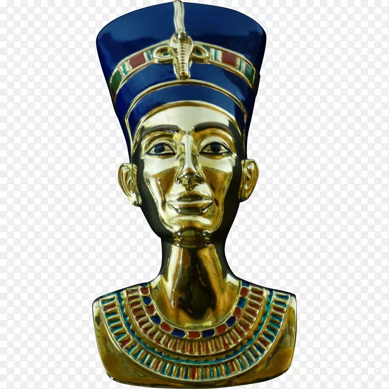 Nefertiti埃及金雕像克拉-埃及