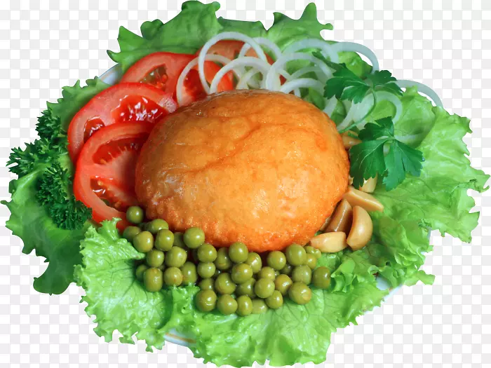 素食菜肴装饰煎蛋叶蔬菜食品