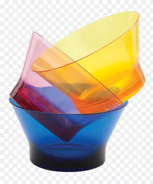塑料碗玻璃托盘-活力碗