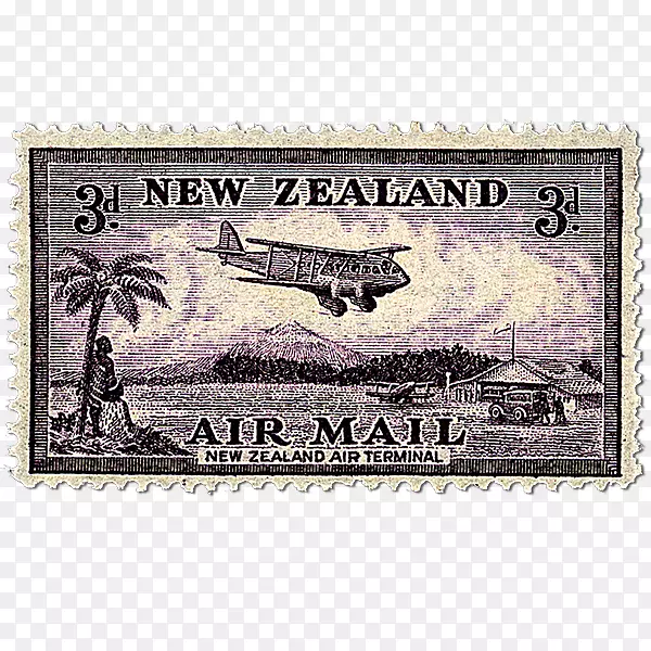 邮票动物长方形邮件