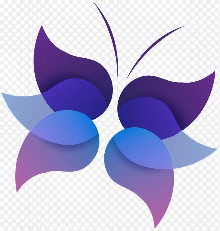 蝴蝶紫色桌面壁纸夹艺术-蝴蝶