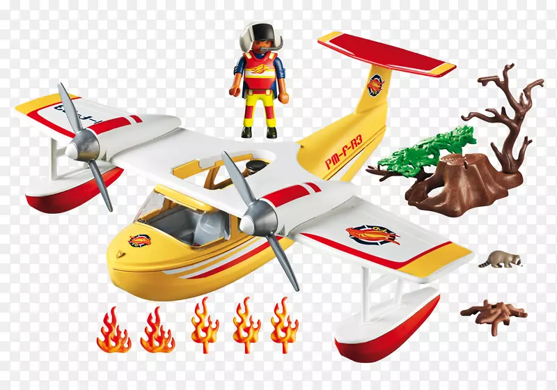 飞机玩具水上飞机消防队员-飞机