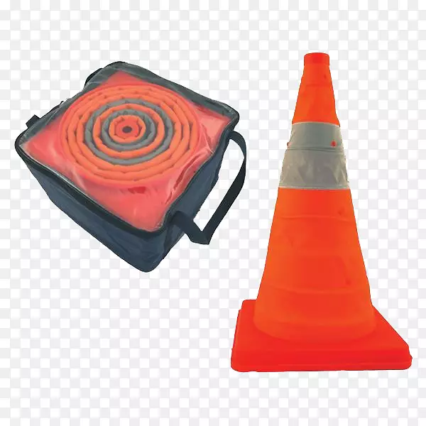 交通锥形橙色安全-橙色