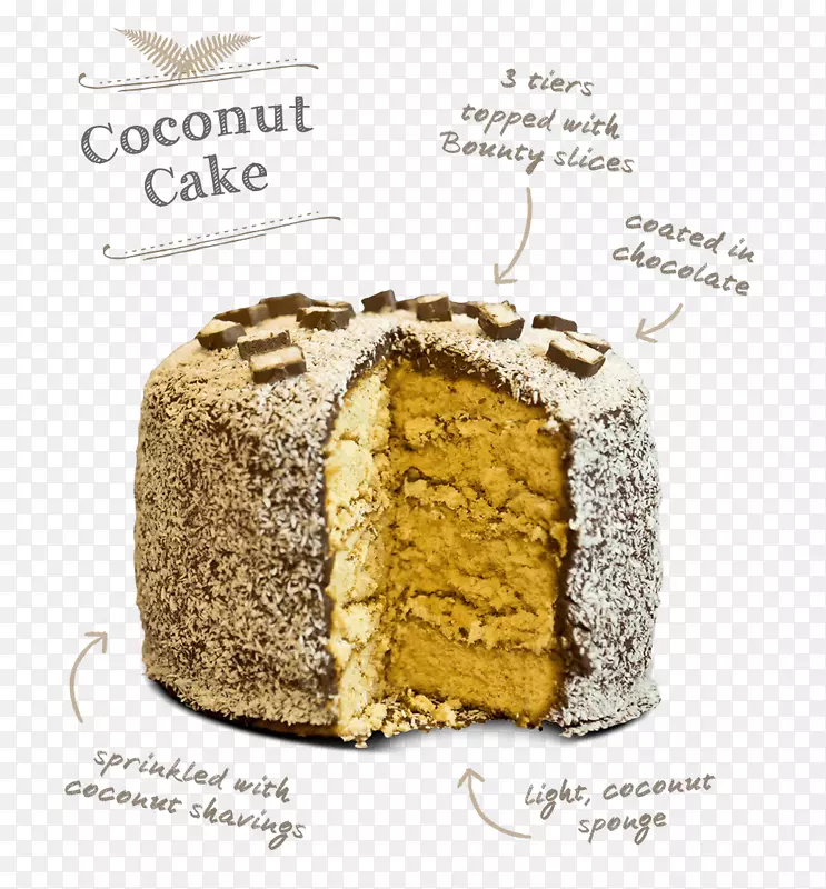 玉米饼-椰子蛋糕