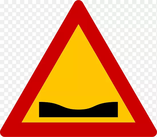 警告标志道路交通标志松散碎石-道路交通标志