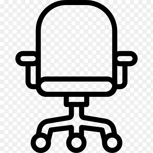 电脑图标办公室及桌椅剪贴画办公椅