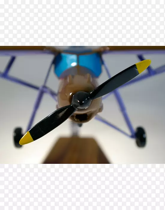 轻型飞机螺旋桨钴蓝翼飞机