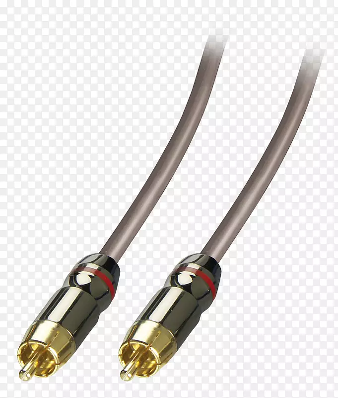 同轴电缆s/pdif rca连接器组件视频电缆-rca连接器