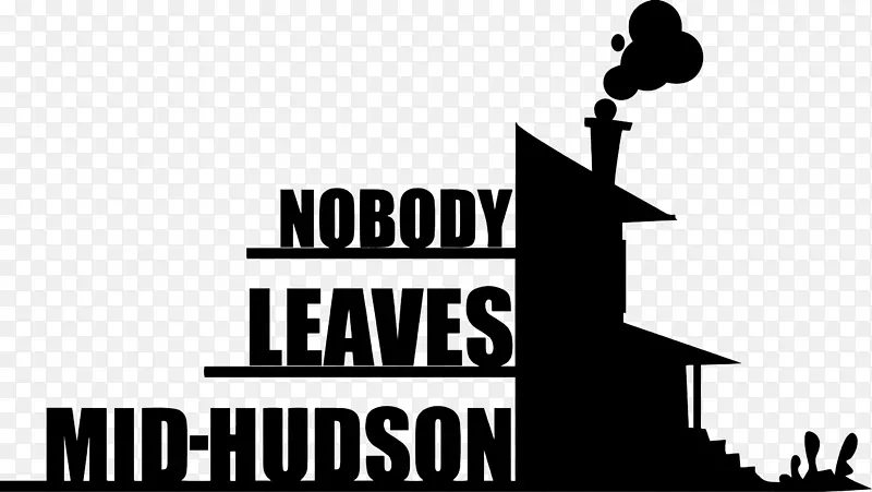 没有人离开中哈德逊标志组织品牌纽约市-人