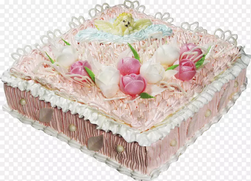 玉米饼奶油玉米饼水果蛋糕生日蛋糕-蛋糕