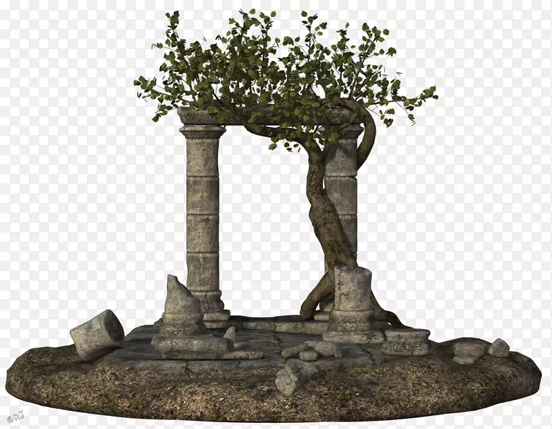 盆景雕塑树