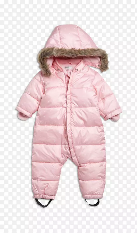 粉红色m夹克衫儿童毛皮整体-夹克
