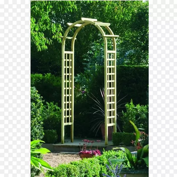拱形花园篱笆格子-篱笆