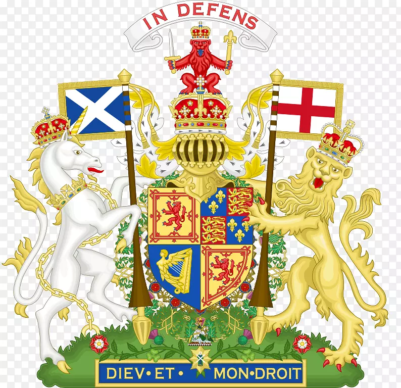 苏格兰皇家兵器，英国皇家军徽-英国