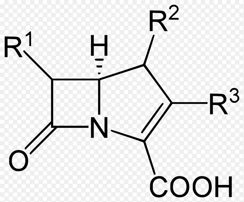 青霉素碳青霉烯类药物抗生素结构