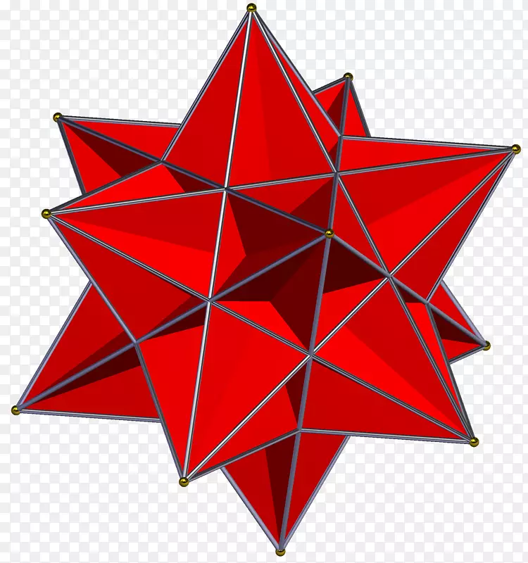 大二十面体正则二十面体大星十二面体多面体开普勒三角形