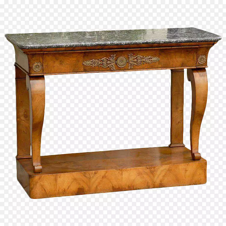 咖啡桌大理石19世纪抽屉桌