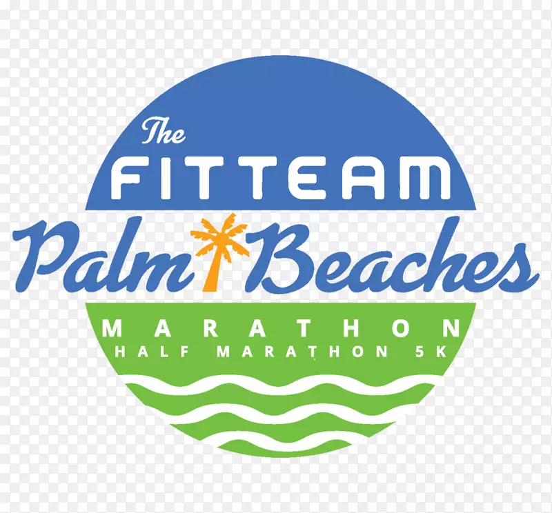 菲特队棒球场的棕榈海滩适合全球半程马拉松5k跑-棕榈圈