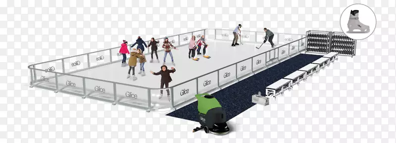 合成冰球冰场冰球场滑冰冰