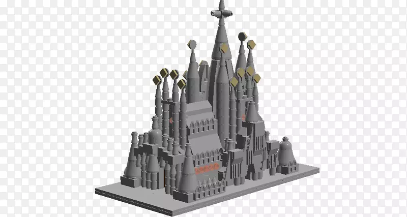 Sagrada Família礼拜场所是神圣的Lego-Sagrada Familia
