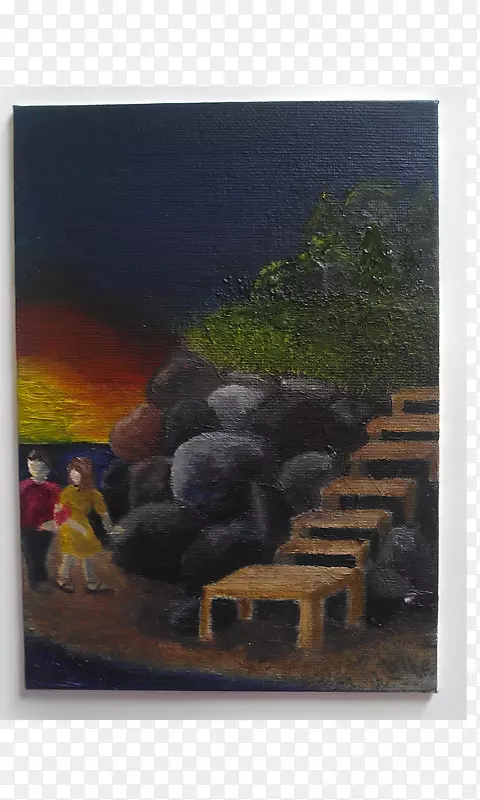 静物相框摄影.风景版画