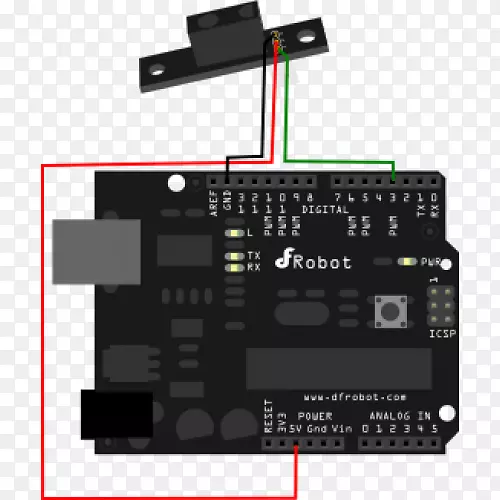 Arduino传感器电子学红外发光二极管楼梯信号