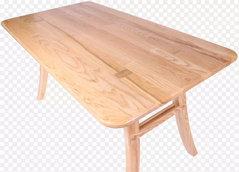 咖啡桌木材染色角桌