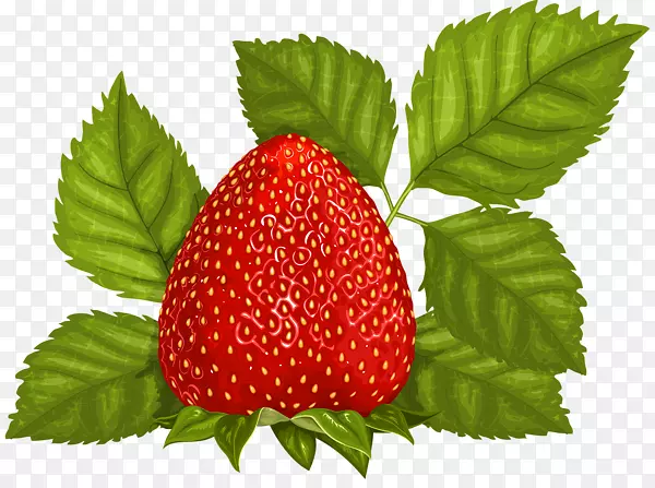 草莓冰淇淋汁水果剪贴画-草莓飞溅