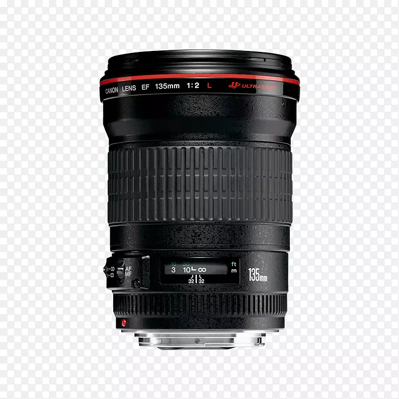 佳能EF镜头安装CARON EF 135 mm f/2 1 USM相机镜头盒远距135 mm f/2.0-照相机镜头